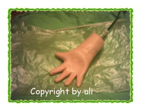 Finger und Daumen runden